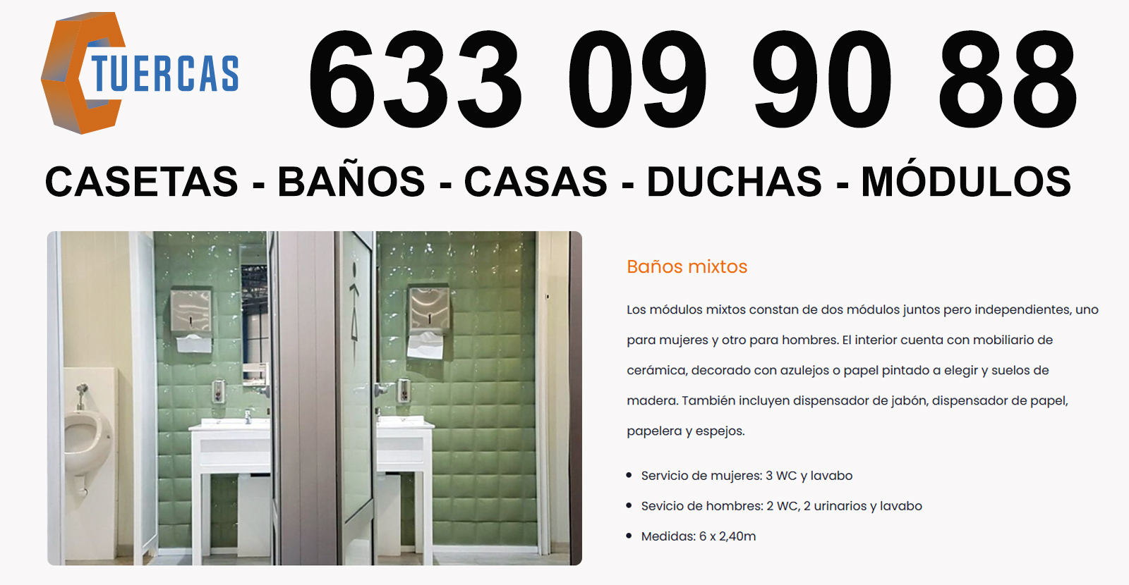 Casetas prefabricadas en Carnota  