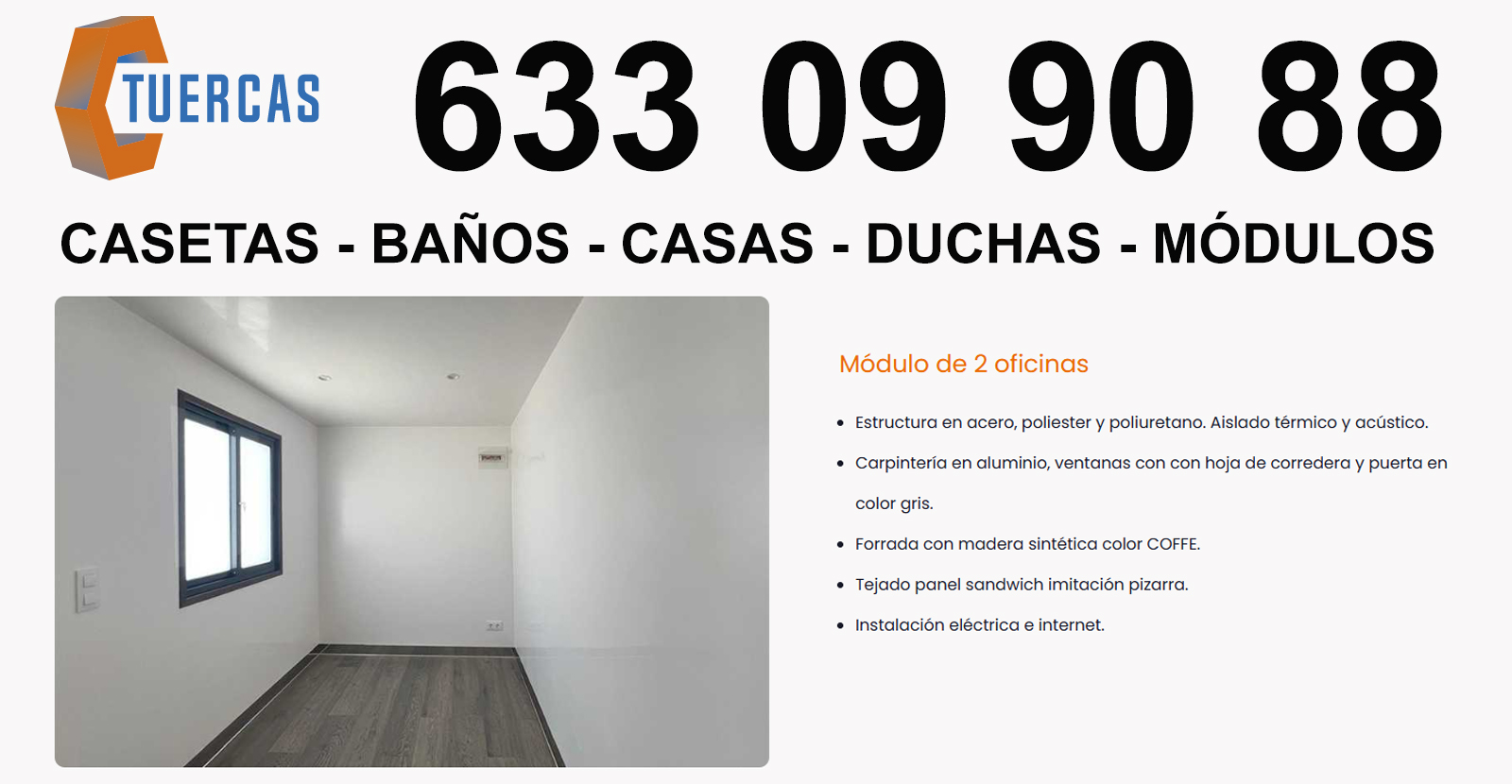 Casetas Casetas de Fibra de Vidrio para eventos en Navalafuente  